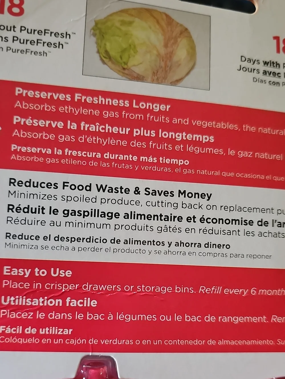 Frigidaire PureFresh Universal Fruit Veggie Refillable Produce Saver x2 New $30